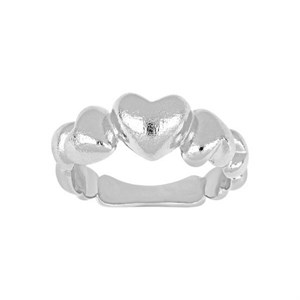 Siersbøl Shape - Ring mit Herzen in silber 112 007